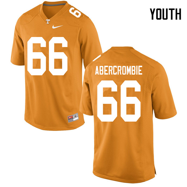 Youth #66 Jarious Abercrombie Tennessee Volunteers College Football Jerseys Sale-Orange